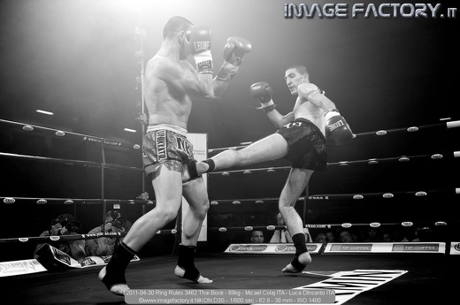 2011-04-30 Ring Rules 3462 Thai Boxe - 69kg - Micael Colaj ITA - Luca DInsanto ITA